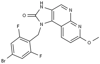 CAS#2636815 - 23-9|1- (4-bromo-2,6-difluorobenzyl) -7-methoxy-1,3-dihydro-2H-imidazo [4,5-c] [1,8] naphthyridin-2-one